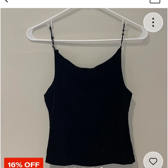 A velvet shirt with bearded straps - Picture 5 of 5